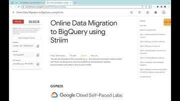 Online Data Migration to BigQuery using Striim || #qwiklabs || #GSP828 ||  [With Explanation🗣️]