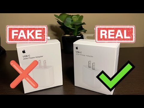 Como reconocer Cargador 20W Apple Original VS Copia 