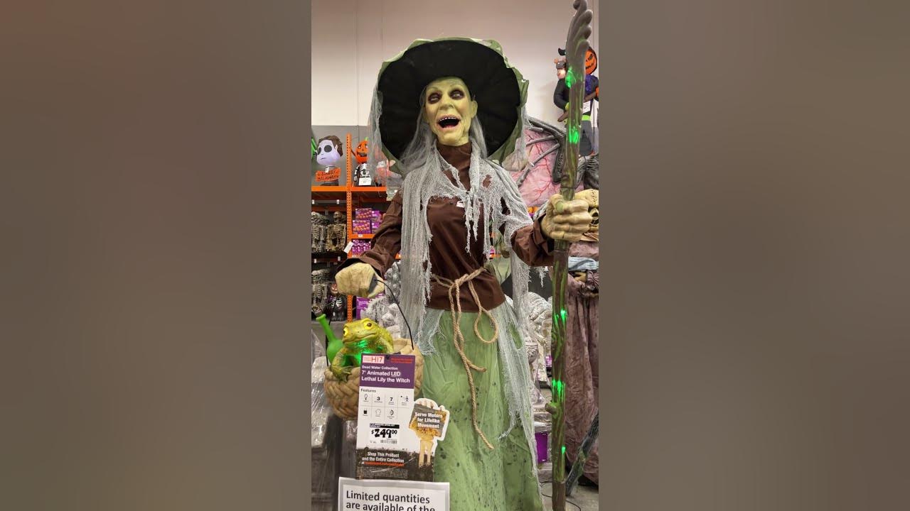 7 foot Lethal Lily the witch YouTube