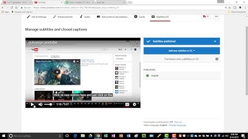 How to upload Closed Captions .SRT or Text File to Your YouTube Videos