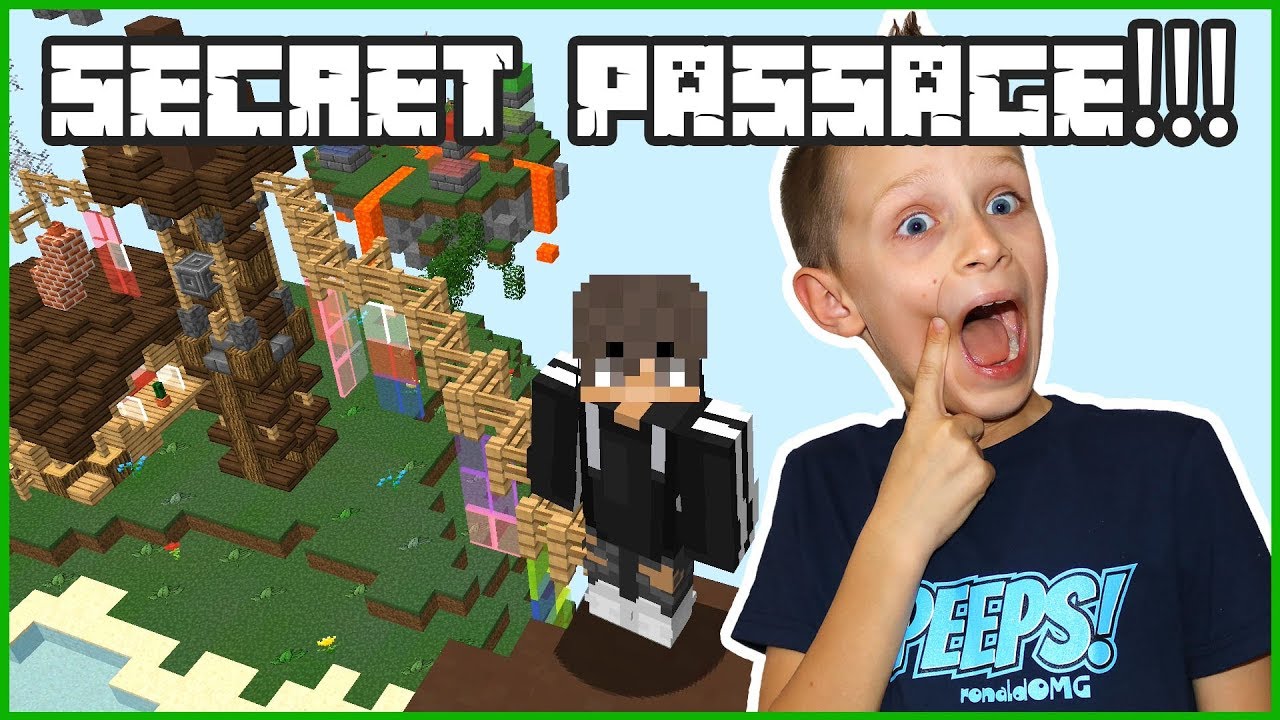FINDING A SECRET PASSAGE IN MINEPLEX LOBBY!?! - YouTube