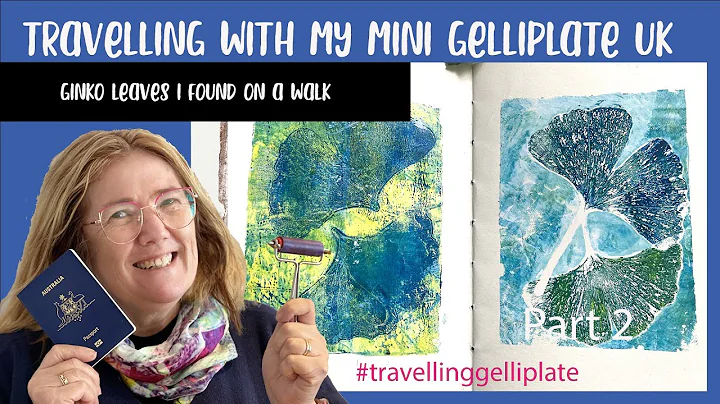Traveling Gelliplate With Lucy