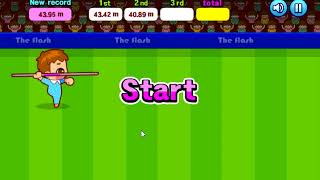 아기 창던지기 - 세계기록 도전해 보세요. screenshot 1