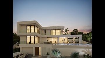 Modern new build villa for sale in Empedrola II Calpe, Costa Blanca