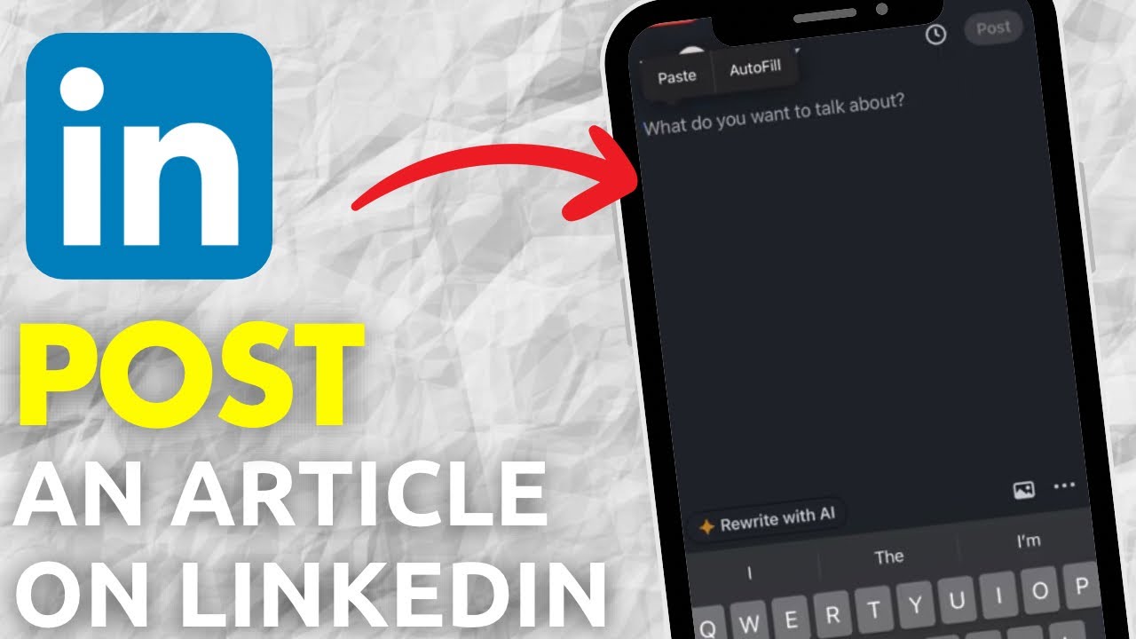 How To Post An Article On LinkedIn Mobile EASY YouTube how-to-post-an-article-on-linkedin-mobile-easy-youtube