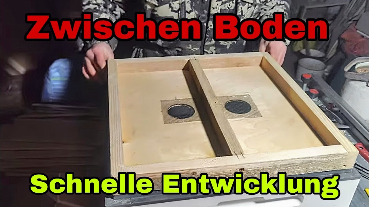 Zwischenboden ganz einfach selber machen Imkerei Neubauer [DIY]