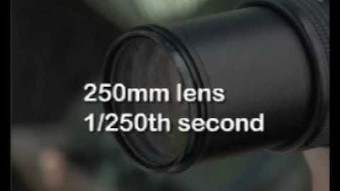 2.3 Shutter and aperture