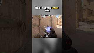 dude never learn 🤧 #counterstrike2 #cs2