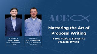 Mastering the Art of Proposal Writing Webinar - ACE Consulting Company