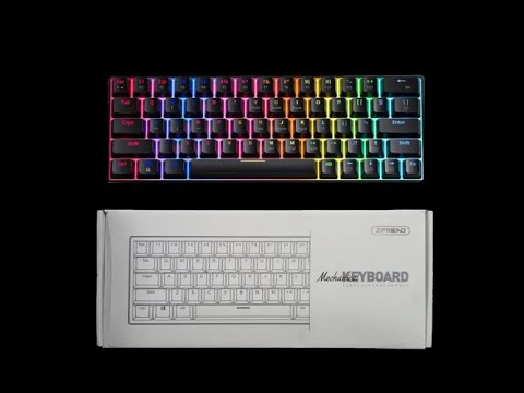 Zifriend ZA646! Affordable 65% Mechanical Keyboard! - YouTube