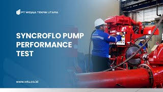 SYNCROFLO PUMP PERFORMANCE TEST