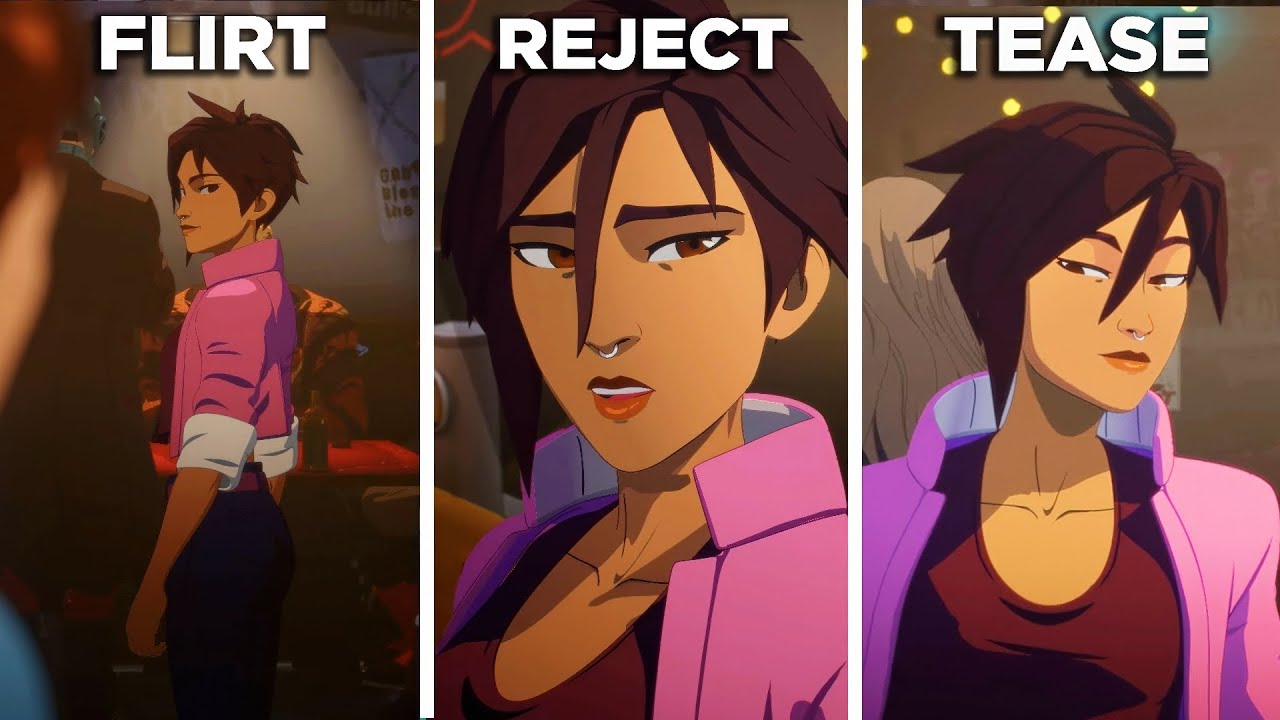 Dispatch - Invisgal's reaction if you dated vs didn't (ALL CHOICES)