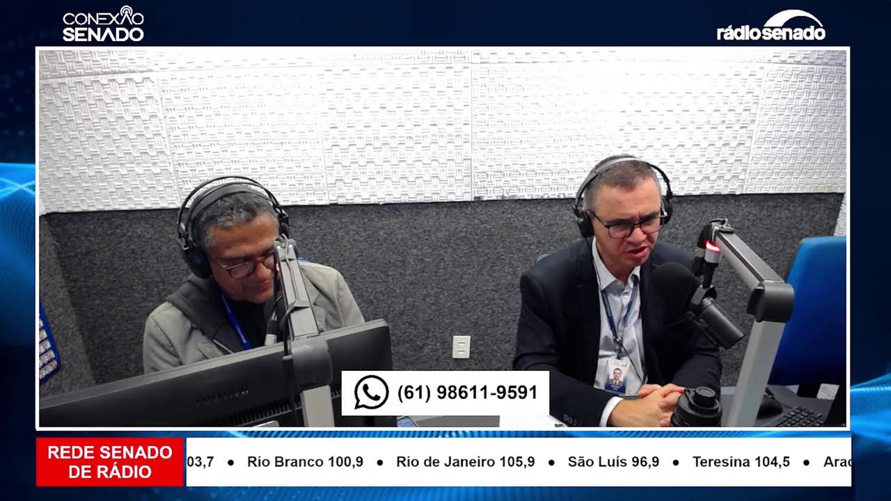 08/08/2025 Conexão Senado Federal Brasília - DF Rádio Senado -  Jornal TV📺 Senado 🇧🇷 Brasil Jornal TV