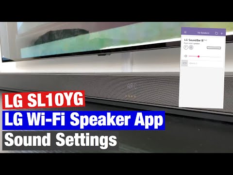 Video LG SL10YG- LG WI-Fi Speaker App - Settings overview - youtube