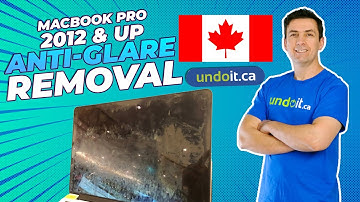 🇨🇦How to remove stains from MacBook LCD 🧑🏼‍💻caused by bad anti glare - Hamad Benaicha 20+ year