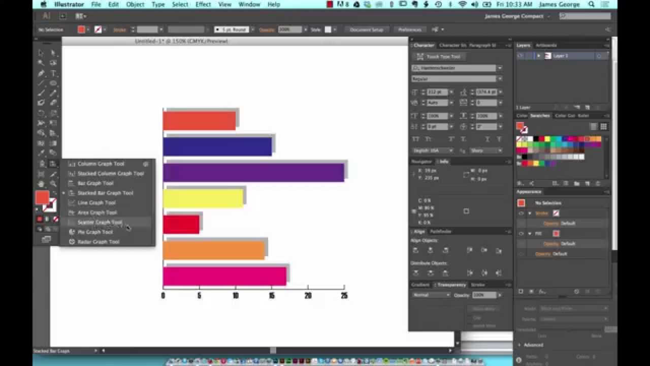 How To Make A Bar Chart In Illustrator