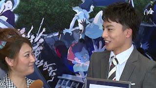 EXILE・白濱亜嵐、出身の松山市アニメ出演に「親に連絡」　反応は…　「マッツとヤンマとモブリさん２-水軍お宝と謎解きの島々-」発表会(2)