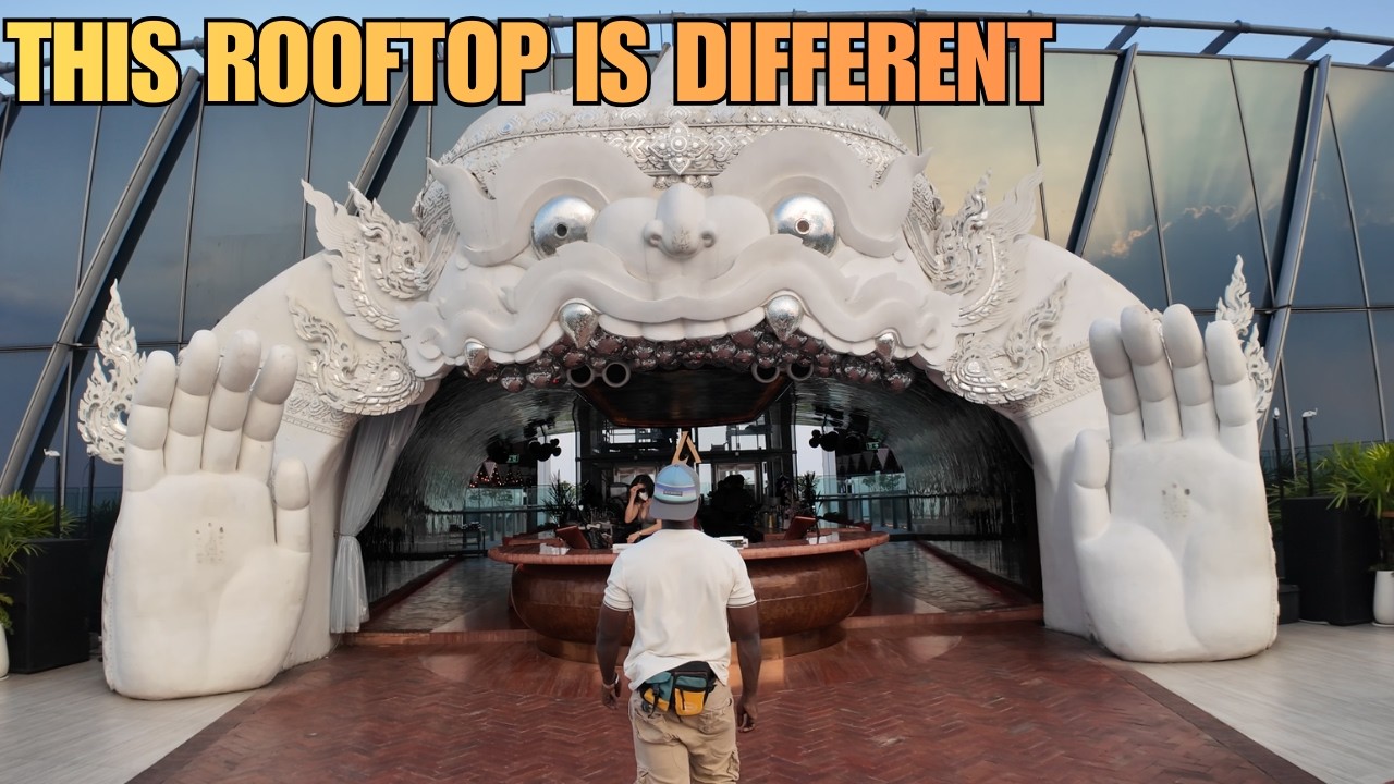 Akara Sky Hanuman Бангкок 🇹🇭 | Роскошный бар на крыше с потрясающим видом на город