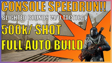 Outriders | CT15 Technomancer | THE BEST BUILD FOR CONSOLE SPEEDRUNS! BLIGHTED ROUNDS!