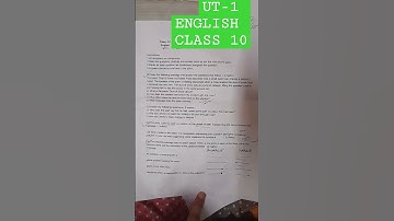 #class 10 #english #ut 1 #question 📃 paper #2023 #ytshorts #subscribe #cbse  #shorts