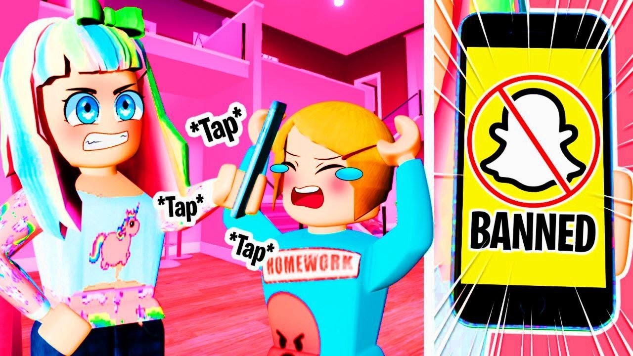 Roblox | My Mom Banned Me From Snapchat In Brookhaven!