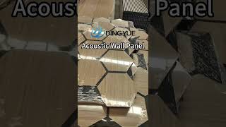 Wood grain acoustic wall panels for home decor. #acousticpanels #acousticpanel#walldecor #wallpanel