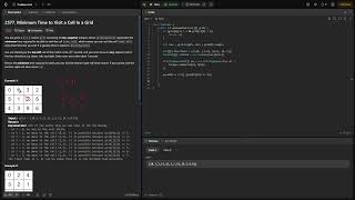 LeetCode 2577: Minimum Time to Visit a Cell in a Grid