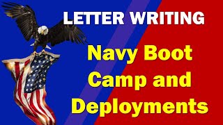 Letter Writing during Navy Boot Camp (Basic Military Training)