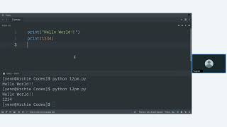 Python 12 PM Batch Input, Output & Variables Training : Session 2