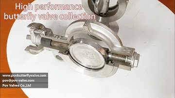 High performance butterfly valve collection