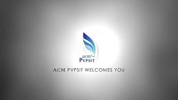 PVPSIT ACM intro