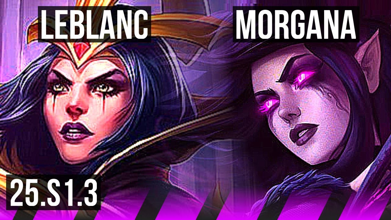 LEBLANC & Ezreal vs MORGANA & Jinx (SUP) | 2/1/5 | KR Diamond | 25.S1.3