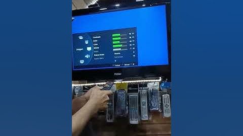 TV HAIER CON CONTROL UNIVERSAL 2023 ACCEDE A TODOS LOS MENU