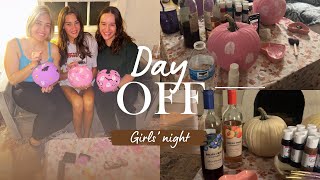 DAY OFF VLOG!! ~coffee date, vet trip, shopping, pumpkin painting girls' night~