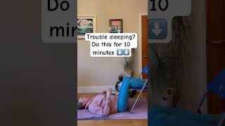 Pop your legs over the side of your bed for 10min to help you settle to sleep quickly. #yogaforsleep