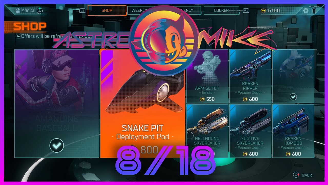 Hyper Scape: Item Shop (8/18)