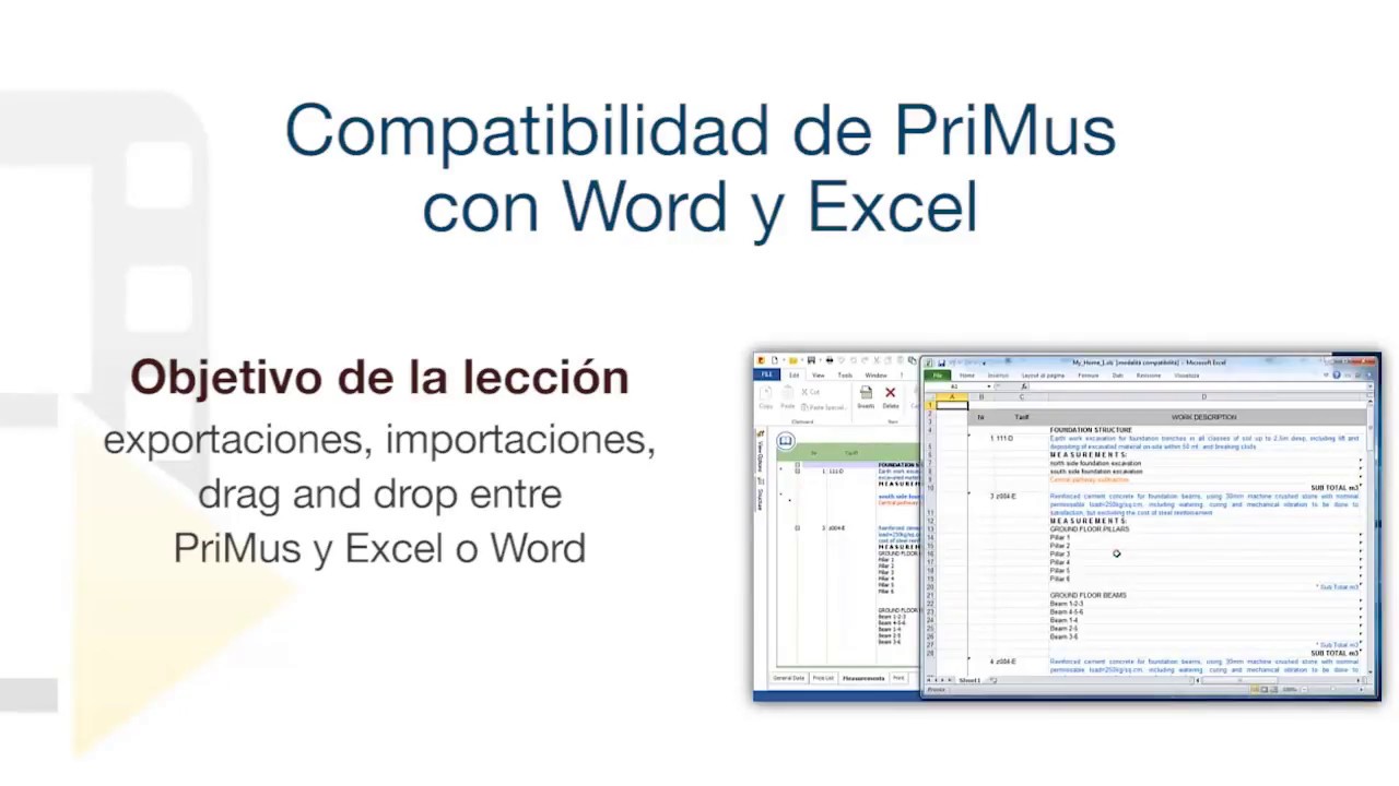Tutorial de PriMus - Compatibilidad de PriMus con Word y Excel - ACCA ...
