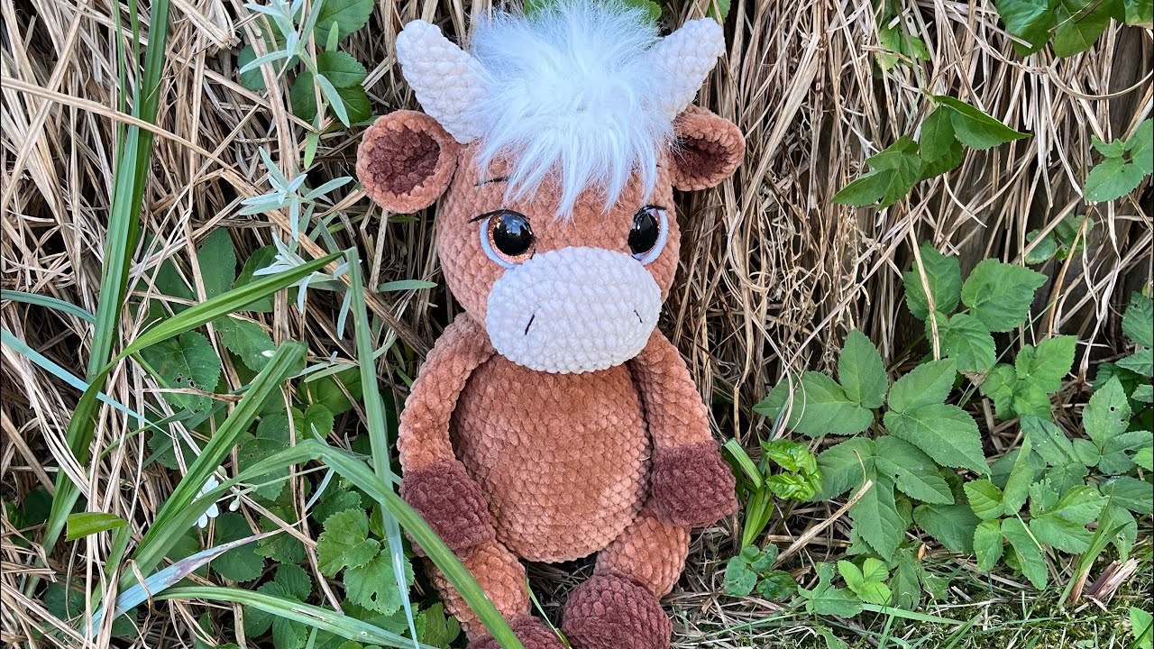 gehäkelte Kuh ,,Mila,, Teil1