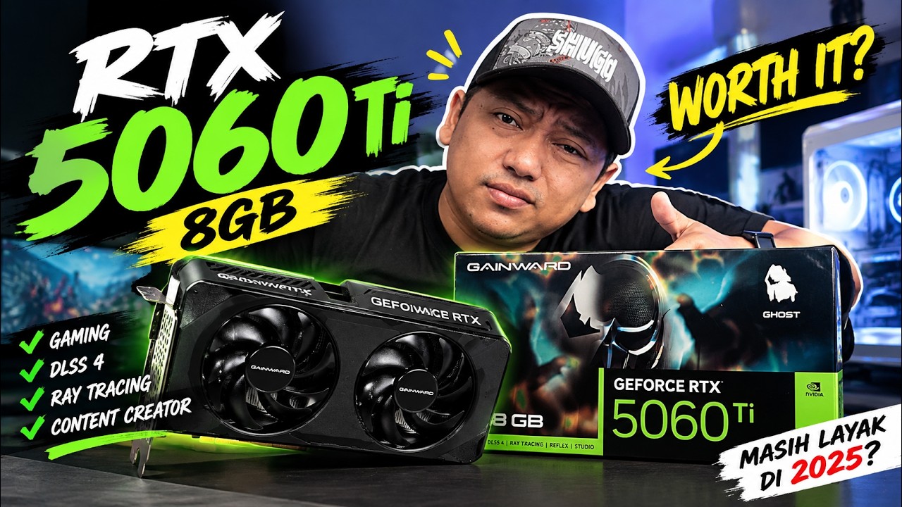 Card màn hình Gainward GeForce RTX 5060 Ti Ghost 8GB GDDR7