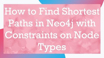 How to Find Shortest Paths in Neo4j with Constraints on Node Types