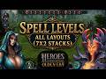 HoMM Olden Era - Spell Levels Challenge | 7 Stacks of 2
