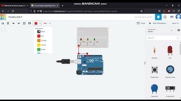 Simulasi membuat Running LED menggunakan Tinkercad Arduino Uno R3