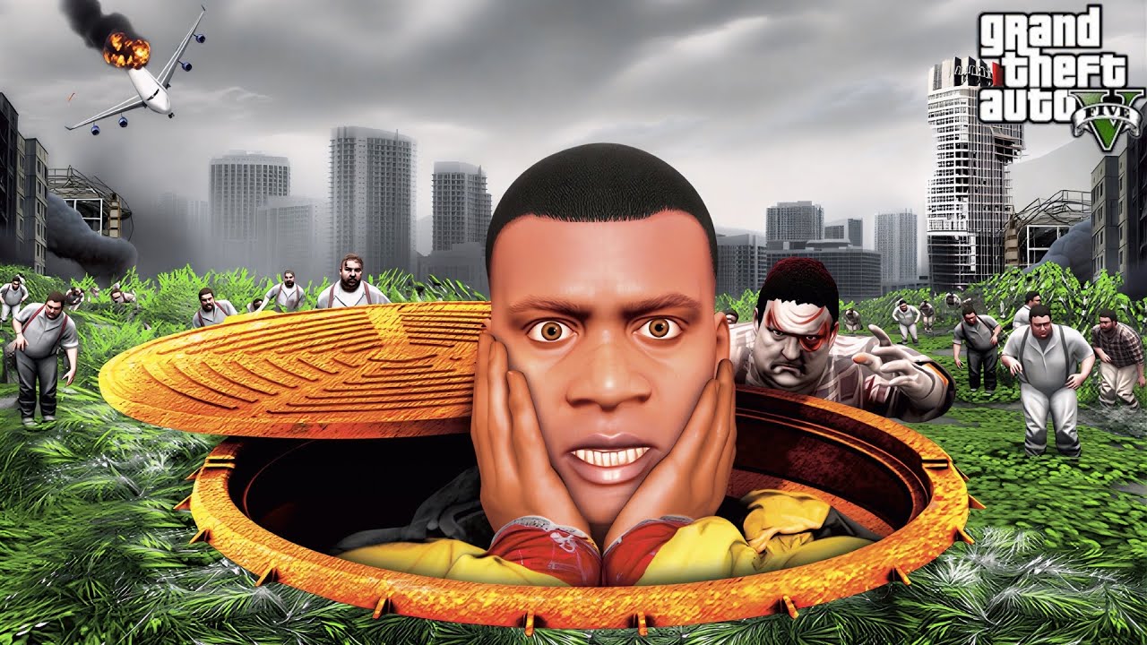 Franklin Building a BUNKER for the ZOMBIE Apocalypse in GTA 5!