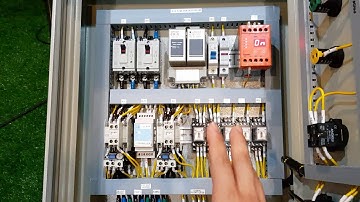 ตู้ควบคุมปั๊มน้ำ  2ตัว สลับการทำงาน  สั่งงานด้วยระบบโฟรดเรด FLOAT LESS  ระบบ(TRANS FER PUMP )