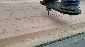 CNC machine doing it