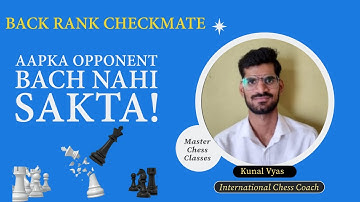 "Back Rank Combinations in Chess | Learn Killer Checkmate Tricks for Easy Wins ♟️" Chess tactics