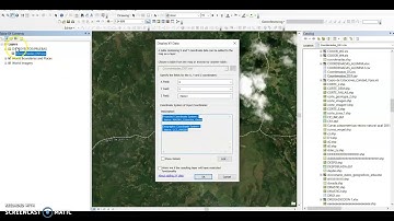 Georeferenciar coordenadas desde un excel a ArcGIS