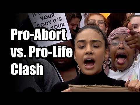 Pro-Abortion Mob Gets Extreme -- Spitting, Yelling & Pushing