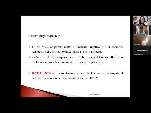 ¿Qué sucede si está inhibido uno de los socios de hecho?