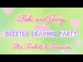 Seester Beading Party! Unboxing Goodies from Titi's Trinkets & Treasures + design on the fly